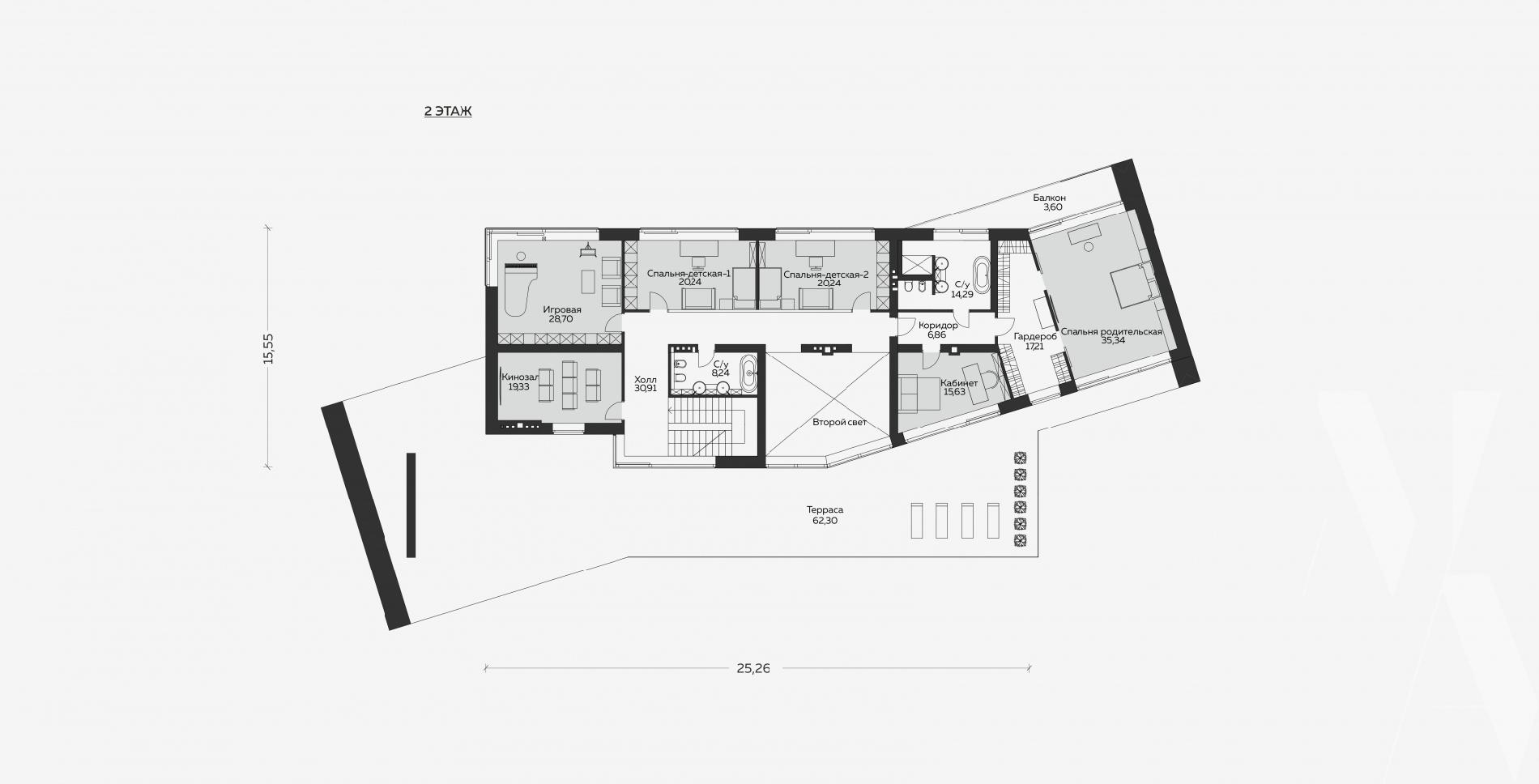 Планировка проекта дома №m-386 mr-386_p (3).jpg